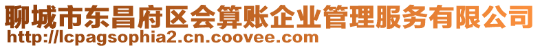 聊城市東昌府區會算賬企業管理服務有限公司