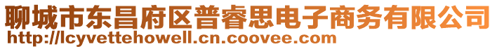 聊城市東昌府區(qū)普睿思電子商務(wù)有限公司