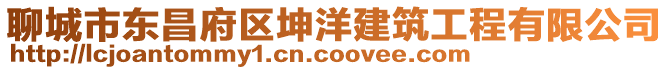 聊城市東昌府區坤洋建筑工程有限公司