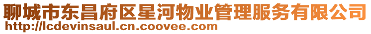 聊城市東昌府區(qū)星河物業(yè)管理服務(wù)有限公司