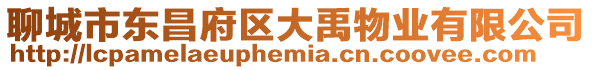 聊城市東昌府區大禹物業有限公司