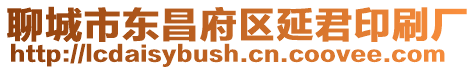 聊城市東昌府區延君印刷廠