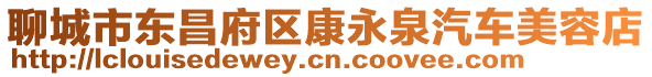 聊城市東昌府區康永泉汽車美容店
