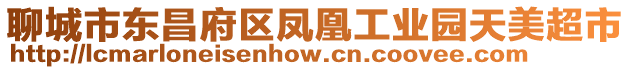 聊城市東昌府區鳳凰工業園天美超市