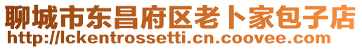 聊城市東昌府區老卜家包子店