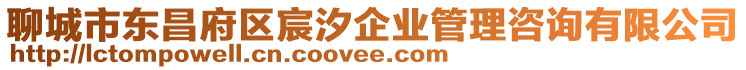 聊城市東昌府區宸汐企業管理咨詢有限公司