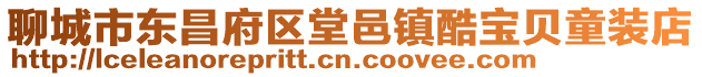 聊城市東昌府區堂邑鎮酷寶貝童裝店