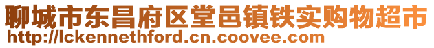 聊城市東昌府區(qū)堂邑鎮(zhèn)鐵實購物超市