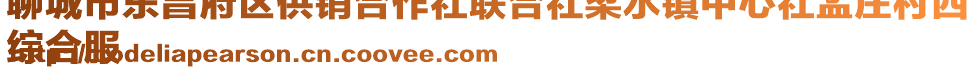 聊城市東昌府區(qū)供銷合作社聯(lián)合社梁水鎮(zhèn)中心社孟莊村西
綜合服
