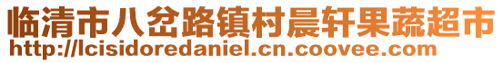 臨清市八岔路鎮(zhèn)村晨軒果蔬超市