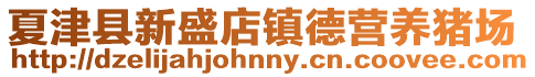 夏津縣新盛店鎮(zhèn)德營養(yǎng)豬場