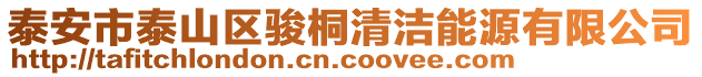 泰安市泰山區駿桐清潔能源有限公司