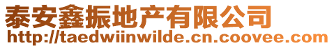 泰安鑫振地產(chǎn)有限公司