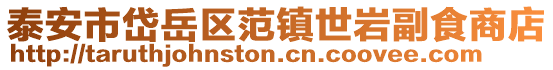 泰安市岱岳區范鎮世巖副食商店