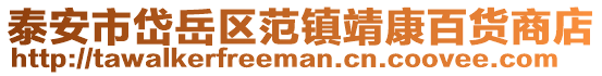 泰安市岱岳區范鎮靖康百貨商店