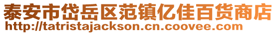 泰安市岱岳區(qū)范鎮(zhèn)億佳百貨商店