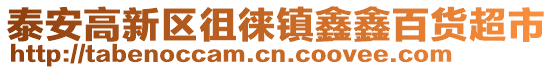 泰安高新區徂徠鎮鑫鑫百貨超市