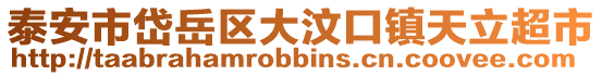 泰安市岱岳区大汶口镇天立超市