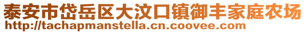 泰安市岱岳區大汶口鎮御豐家庭農場