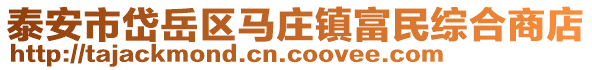 泰安市岱岳區馬莊鎮富民綜合商店