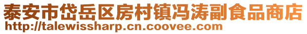 泰安市岱岳區房村鎮馮濤副食品商店