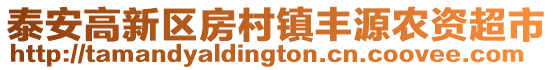 泰安高新區房村鎮豐源農資超市