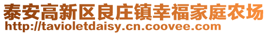 泰安高新區(qū)良莊鎮(zhèn)幸福家庭農(nóng)場