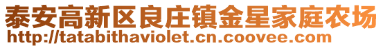 泰安高新區良莊鎮金星家庭農場