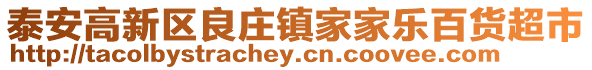 泰安高新區(qū)良莊鎮(zhèn)家家樂百貨超市
