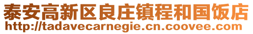 泰安高新區(qū)良莊鎮(zhèn)程和國飯店