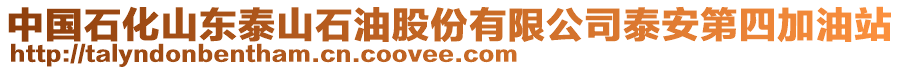 中國石化山東泰山石油股份有限公司泰安第四加油站