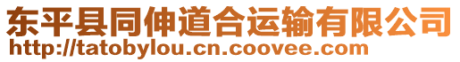 東平縣同伸道合運輸有限公司