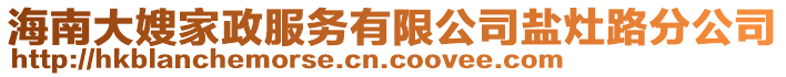 海南大嫂家政服務(wù)有限公司鹽灶路分公司