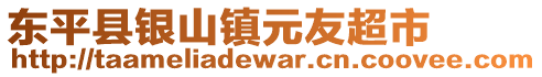 東平縣銀山鎮(zhèn)元友超市