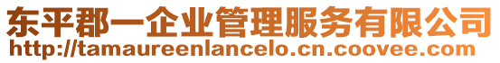 東平郡一企業(yè)管理服務(wù)有限公司