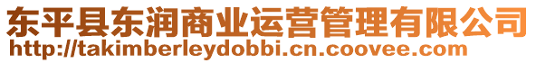 東平縣東潤商業運營管理有限公司