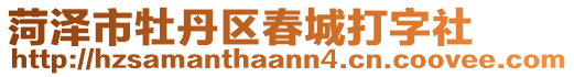 菏澤市牡丹區(qū)春城打字社