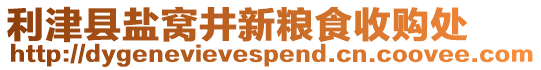 利津縣鹽窩井新糧食收購(gòu)處