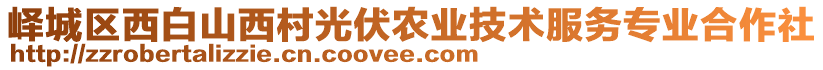 嶧城區(qū)西白山西村光伏農(nóng)業(yè)技術(shù)服務(wù)專業(yè)合作社