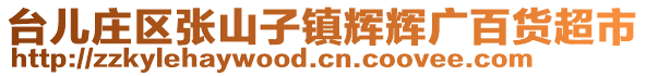 臺兒莊區張山子鎮輝輝廣百貨超市