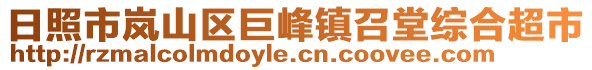 日照市嵐山區(qū)巨峰鎮(zhèn)召堂綜合超市