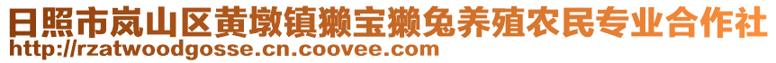 日照市嵐山區(qū)黃墩鎮(zhèn)獺寶獺兔養(yǎng)殖農民專業(yè)合作社