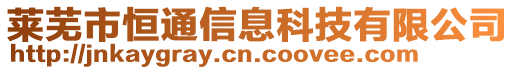 萊蕪市恒通信息科技有限公司