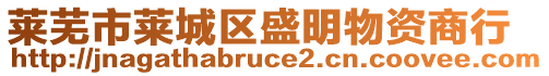 萊蕪市萊城區盛明物資商行