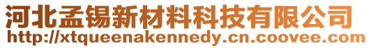 河北孟錫新材料科技有限公司