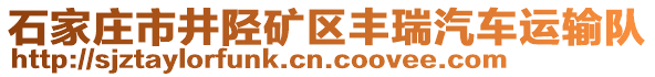 石家莊市井陘礦區(qū)豐瑞汽車運輸隊