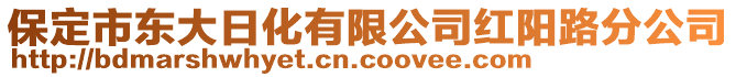 保定市東大日化有限公司紅陽路分公司