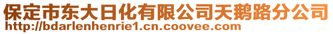 保定市東大日化有限公司天鵝路分公司