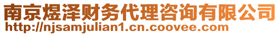 南京煜澤財(cái)務(wù)代理咨詢(xún)有限公司