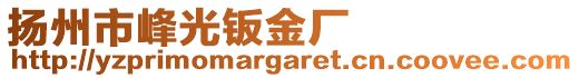 揚(yáng)州市峰光鈑金廠